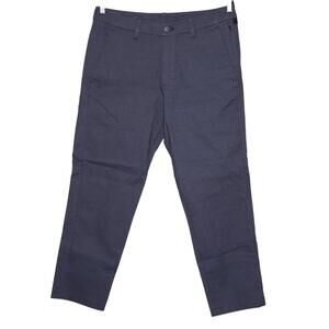 LULULEMON Commission Pant Slim Oxford Black White ABC Casual Men's 32/26.5